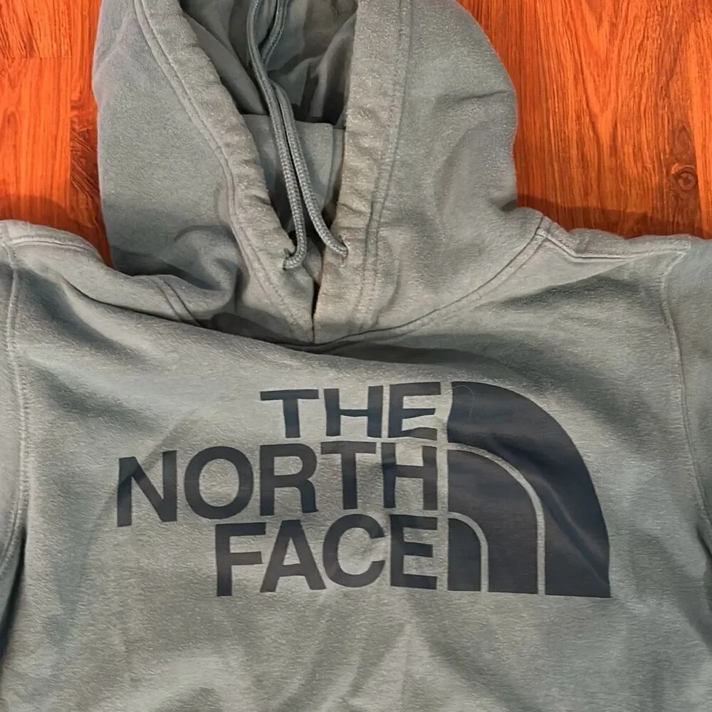 The North Face blue hoodie pull over sweatshirt size S